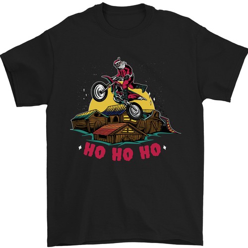 Weihnachten santa motocross - weihnachten,