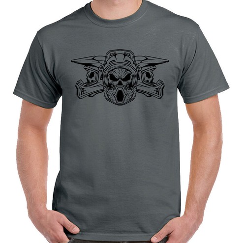 Motocross shirt helm - motocross, t-shirt