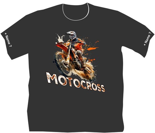 Shirt motocross pisten - t-shirt,