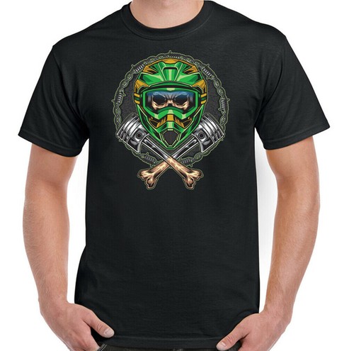 Motocross skull herren shirt - motocross,