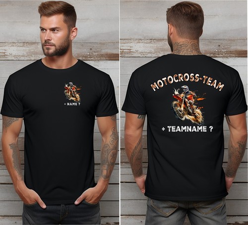 Shirt motocross team - t-shirt,