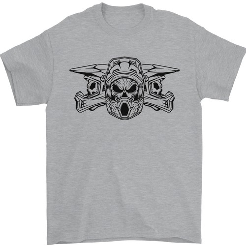 Motocross skull dirt bike - skull,